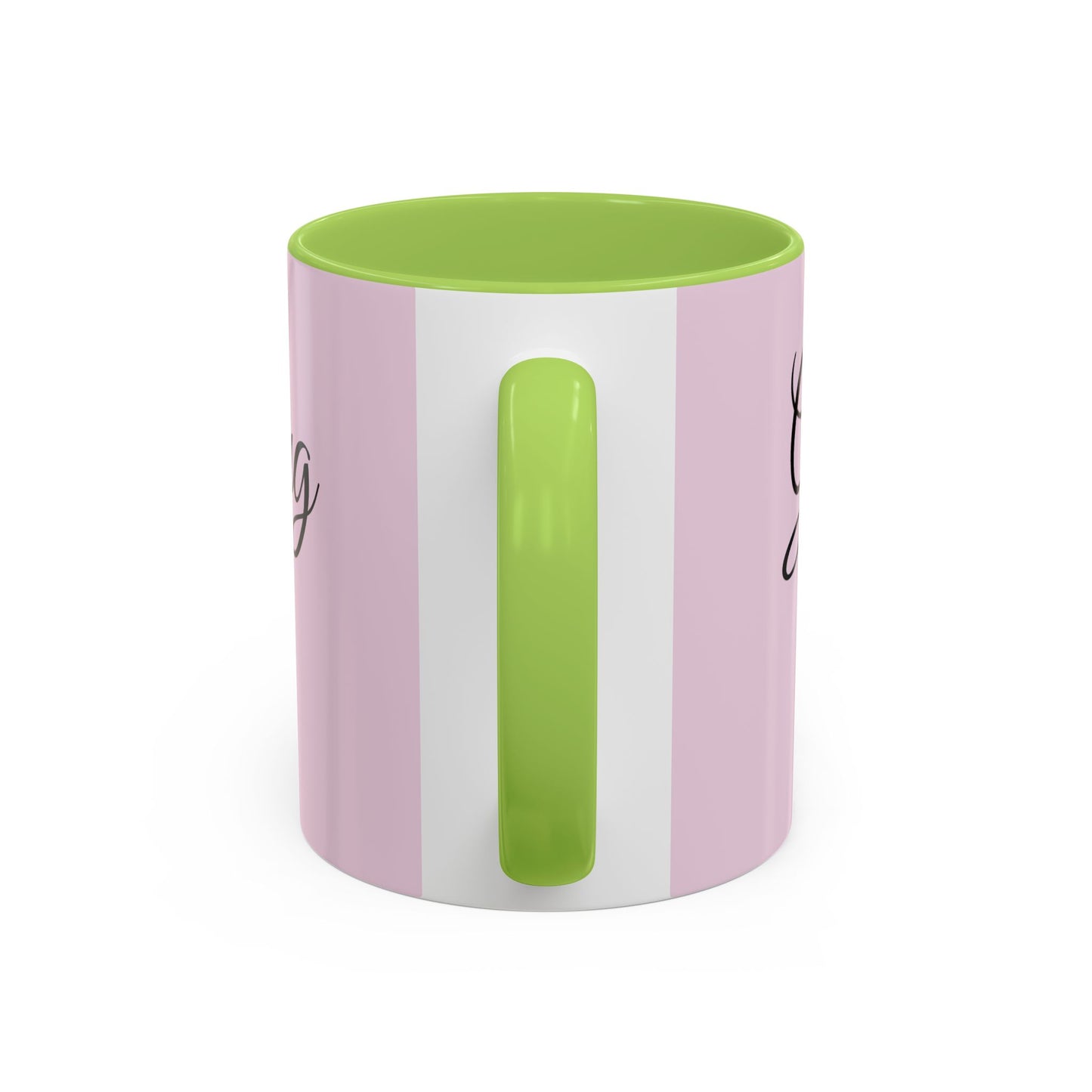 Good Morning Princess Accent Coffee Mug — Pink Script 11/15oz