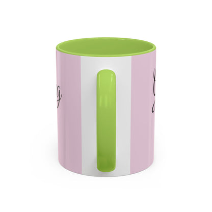 Good Morning Princess Accent Coffee Mug — Pink Script 11/15oz