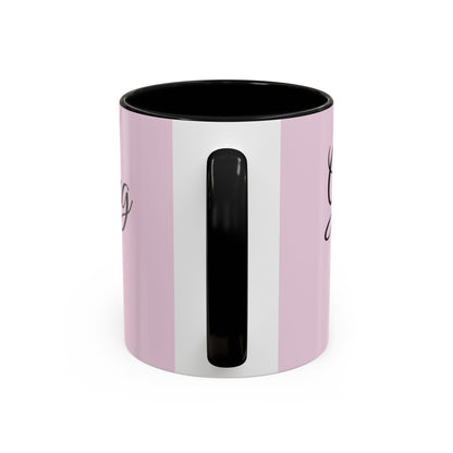 Good Morning Princess Accent Coffee Mug — Pink Script 11/15oz