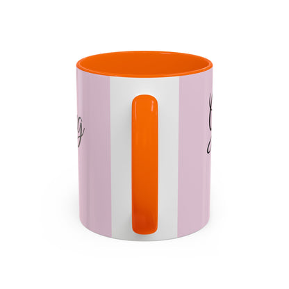 Good Morning Princess Accent Coffee Mug — Pink Script 11/15oz