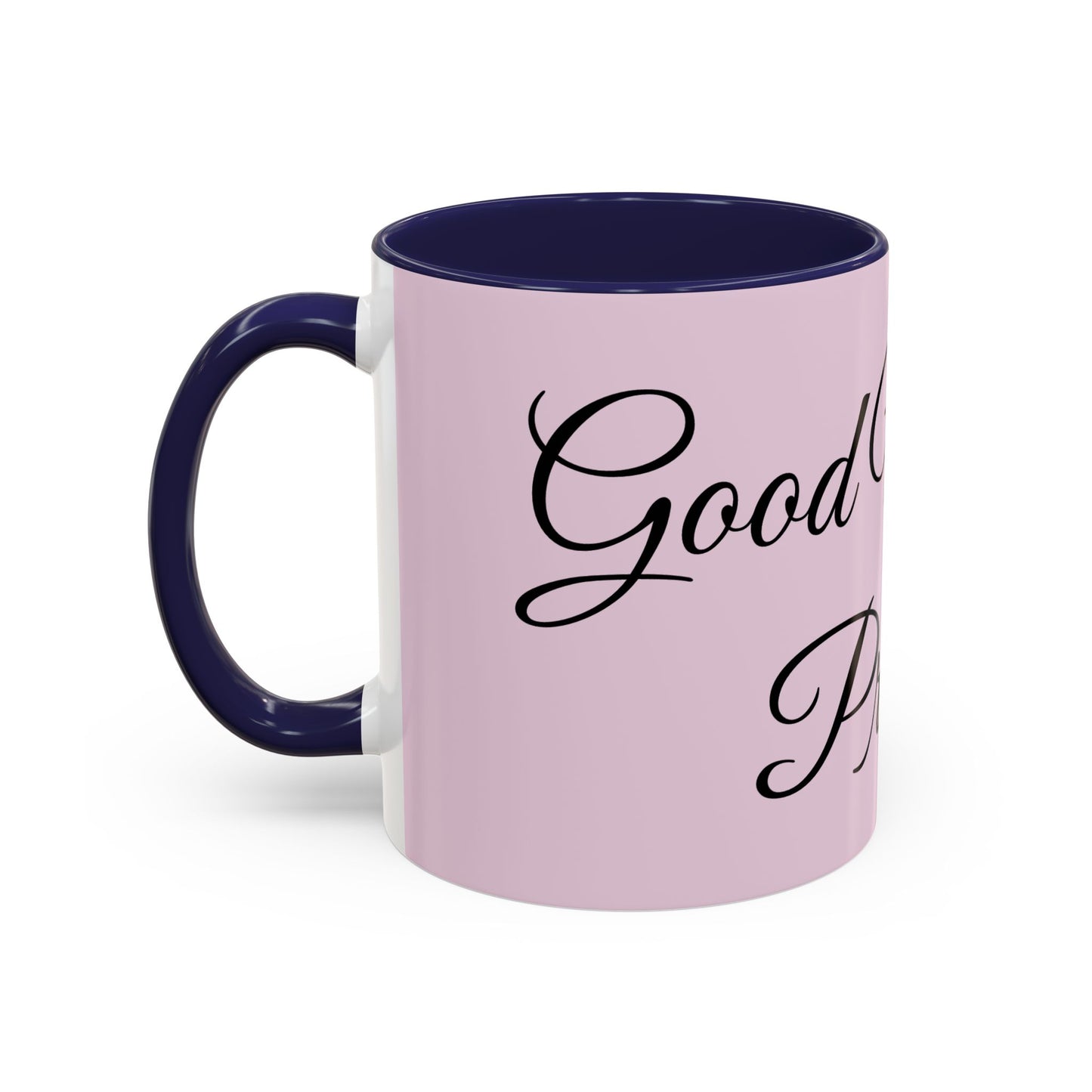 Good Morning Princess Accent Coffee Mug — Pink Script 11/15oz