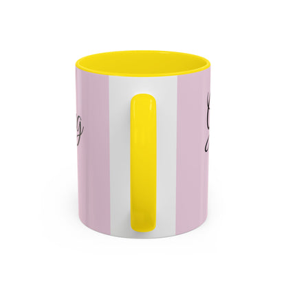 Good Morning Princess Accent Coffee Mug — Pink Script 11/15oz