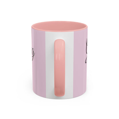 Good Morning Princess Accent Coffee Mug — Pink Script 11/15oz
