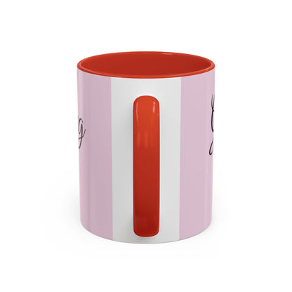 Good Morning Princess Accent Coffee Mug — Pink Script 11/15oz
